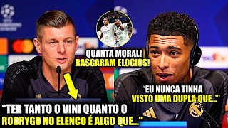 🚨 NOSSA! Olha o que o KROSS e o BELLINGHAM FALARAM do VINI JR E DO RODRYGO HOJE!