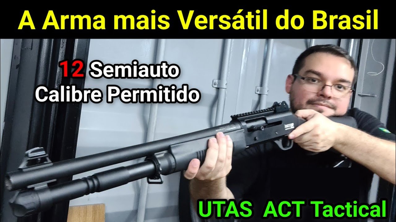 Calibre 12 mais Versátil do Brasil chega em 2023! UTAS ACT