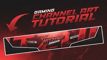 How To Create This gaming Channel Art On Android | Gaming Youtube Banner Tutorial | By Nitzex