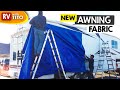 RV Awning Fabric Replacement Demonstration by Tough Top Awnings (DIY)