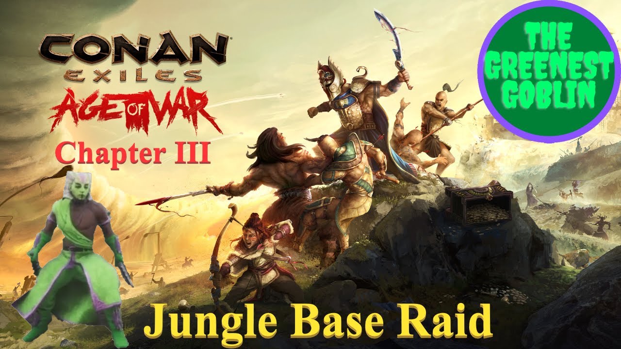 Conan Exiles: The Crack Jungle Base Raid. - YouTube