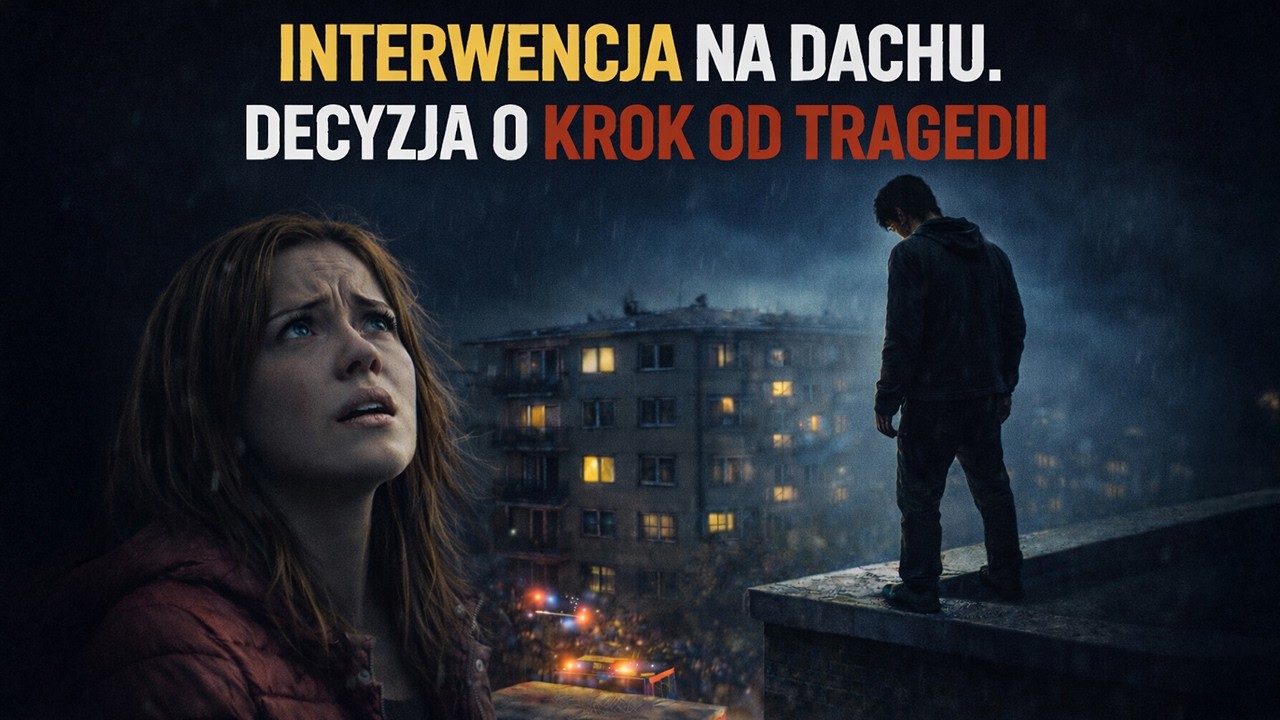 Interwencja na dachu. Decyzja o krok od tragedii  I  Notatnik Służbowy