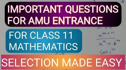 For class 11 and class 9 ||Mathematics||Rational Numbers ||AMU ENTRANCE Important Questions