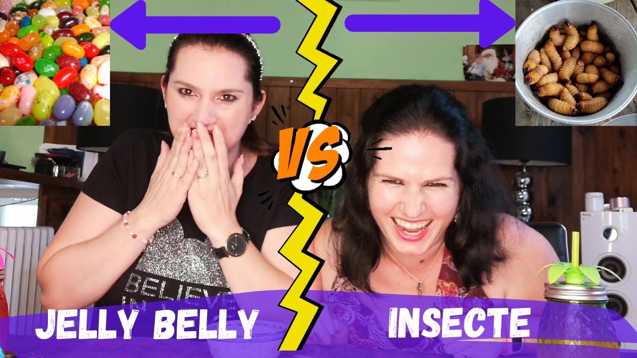 challenge jelly belly et insecte !!! YouTube
