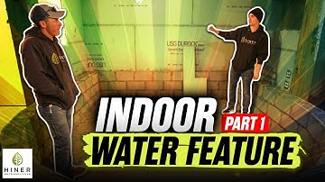 Building an Indoor Water Feature for a new Tiki Bar (part 1)