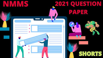 Nmms question paper 2021 useful to NMMS 2022 exam EASY PASS IN NMMS IN TAMIL வெற்றி 😍 #8th #nnms