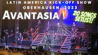 AVANTASIA Live in Oberhausen 2023 - 20 songs setlist - Latin America kick-off show at Turbinenhalle