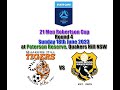 State Cup - Roberston Cup  - U21s - Quakers Hill Tigers vs EWFC in 4K