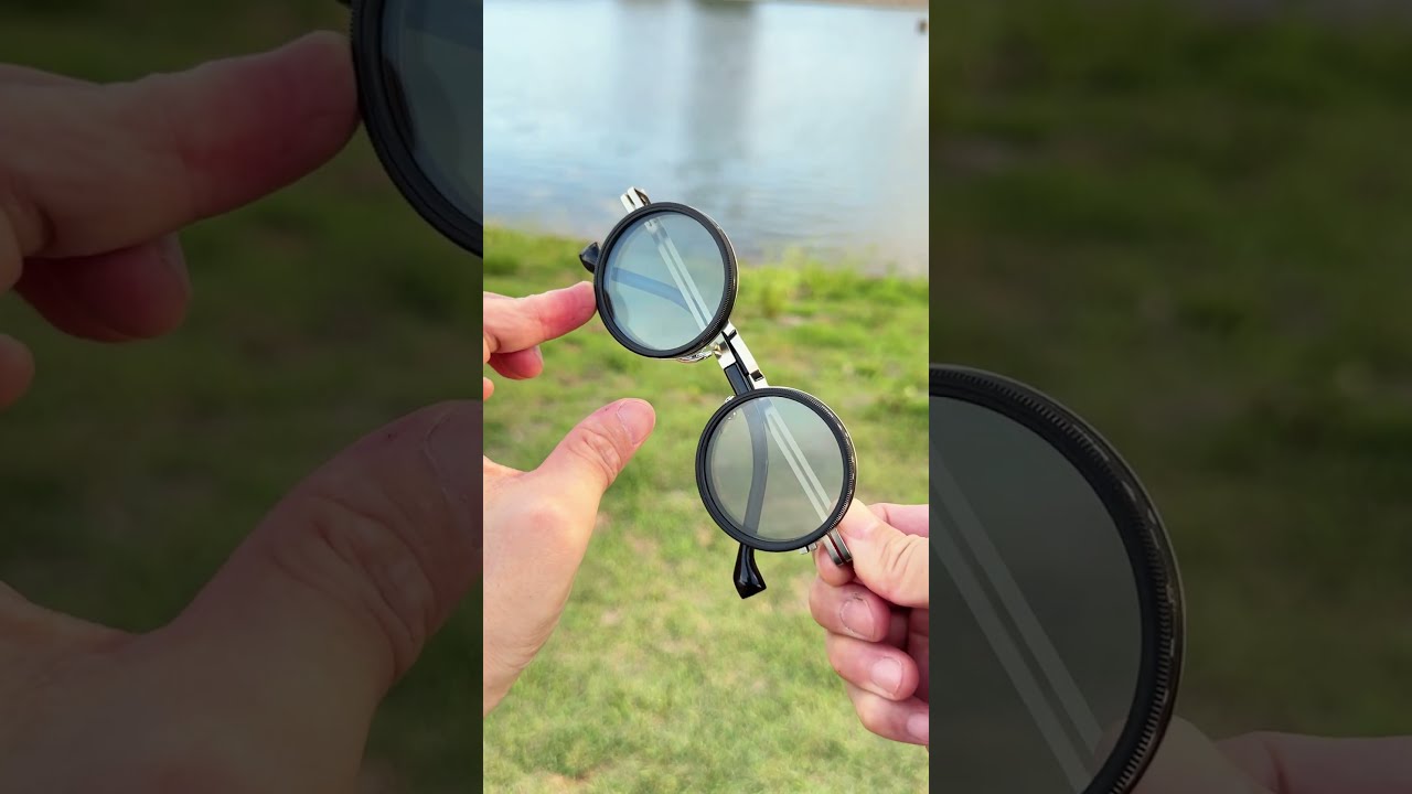 The glasses that can adjust the polarization? 