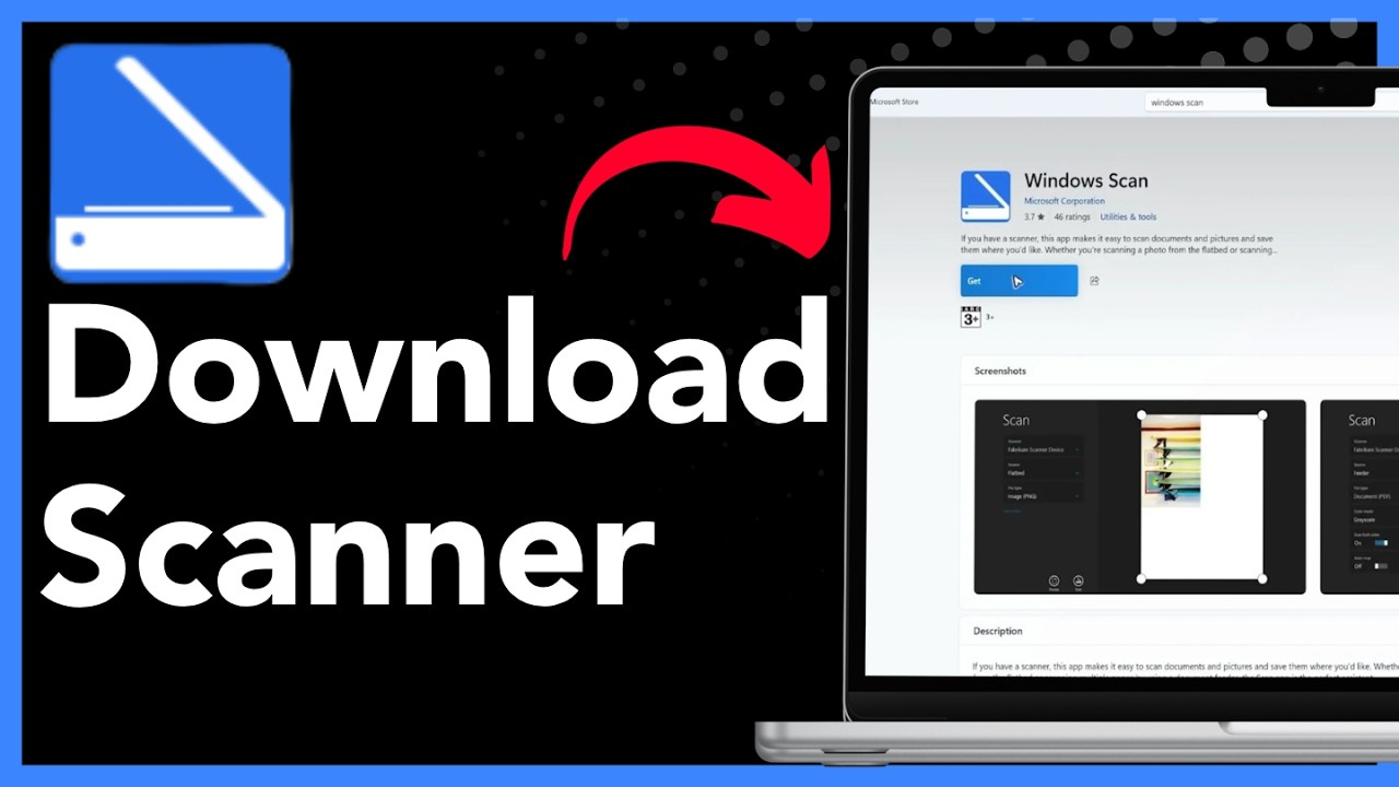 How to download and Install Windows scanner for windows 11 or 10 - YouTube