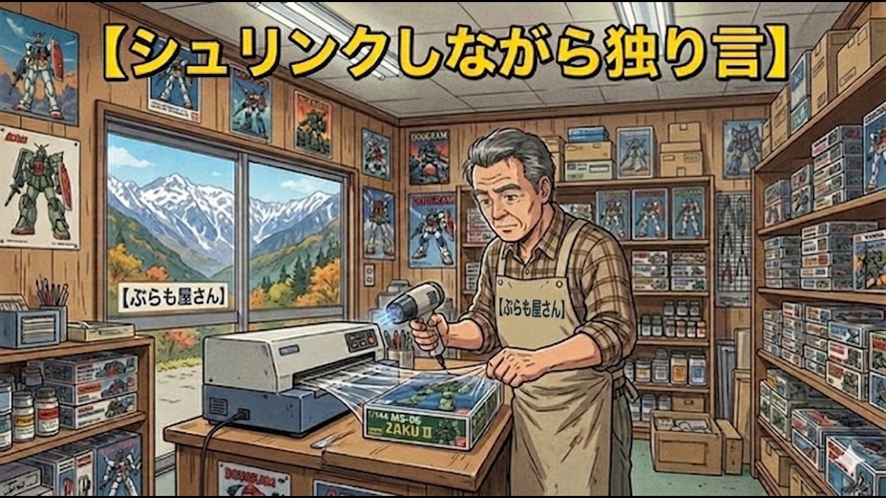 【プラモデル】シュリンクしながら墨入れについて解説します。【雑談】
