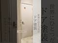 世界にひとつのドア #diy #戸建て #実家 #新婚#築古 #築古戸建て #diy初心者 #簡単diy#セルフリフォーム #japandi #ドア塗装 #ドアDIY #脱衣所diy
