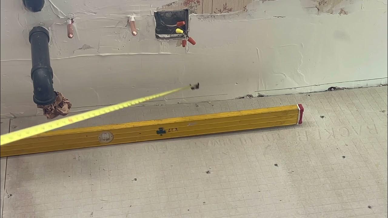 Kitchen FLOOR using Hardibacker AND LEVELING THE FLOOR WITH THINSET TO