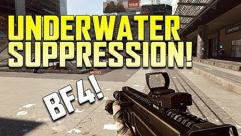 BATTLEFIELD 4 MULTIPLAYER GAMEPLAY - BF4 Swimming Underwater, Suppression, UI walkthrough, Commander and More