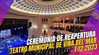 🎭 Renace la Cultura: Teatro Municipal de Viña reabre sus puertas 🎶 Actuación Especial de Los Jaivas