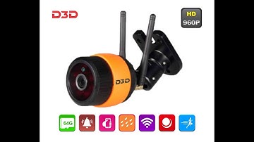How to install  D3D WIFI IP CAMERA Model-D8016P, D8017X & D6026XZ with mobile hotspot