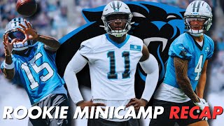 Panthers Rookie Minicamp Wraps! 💥 McMillan SHINES, Horn Jr. EXPLODES, Canales FIRED UP | Full Recap
