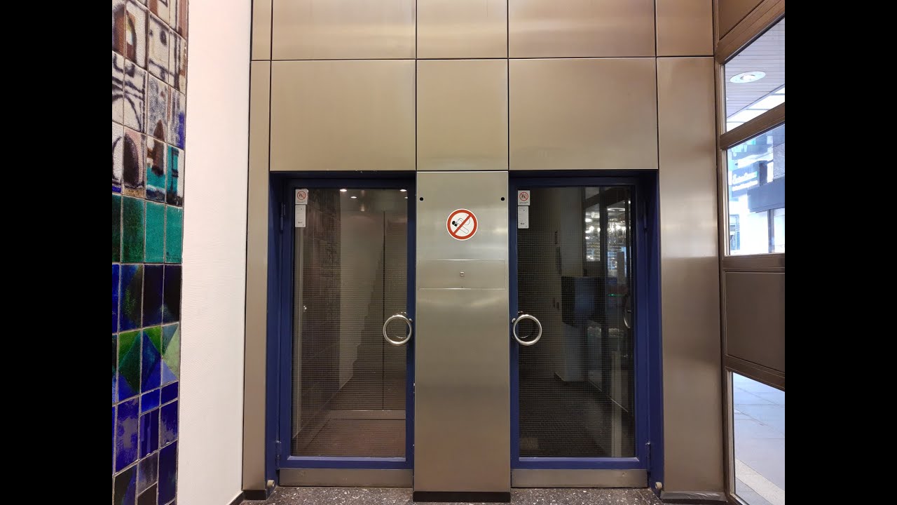 1962 Schindler elevators (mod in 1993) at Neuer Wall 42 in Hamburg, Germany