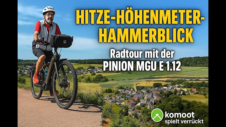 Hitze - Höhenmeter - Hammerblick          #PinionMGU#Komoot#ebike#mitech #RadtourDeutschland