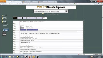 Sales Tax Calculator