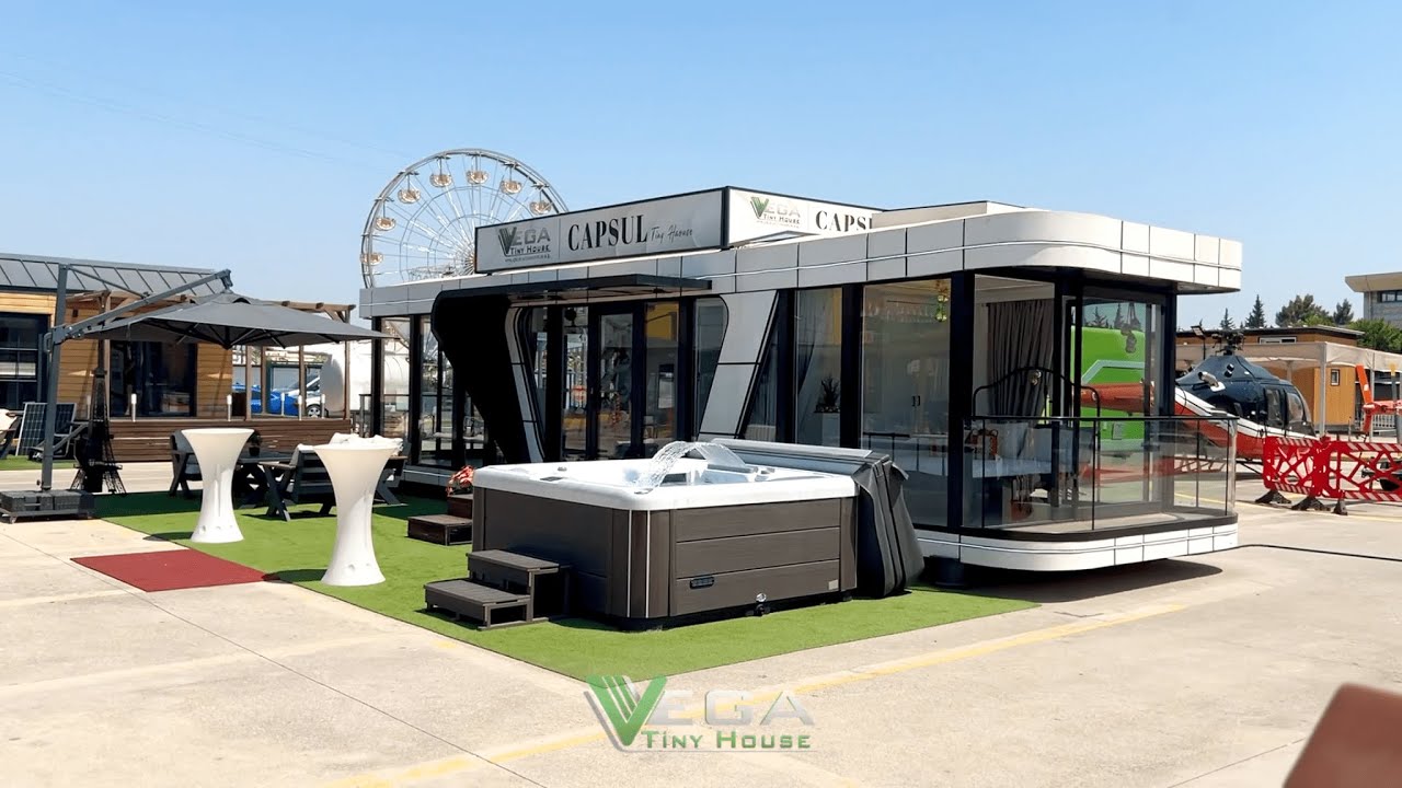 Vega Tiny House - Capsule House - Uzaydan Yere İnen Yaşam Tarzı Capsule House