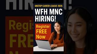 WFH MNC Jobs 2025 – Free Registration! #ytshorts  #mnchiring  #freshersjobs  #shorts