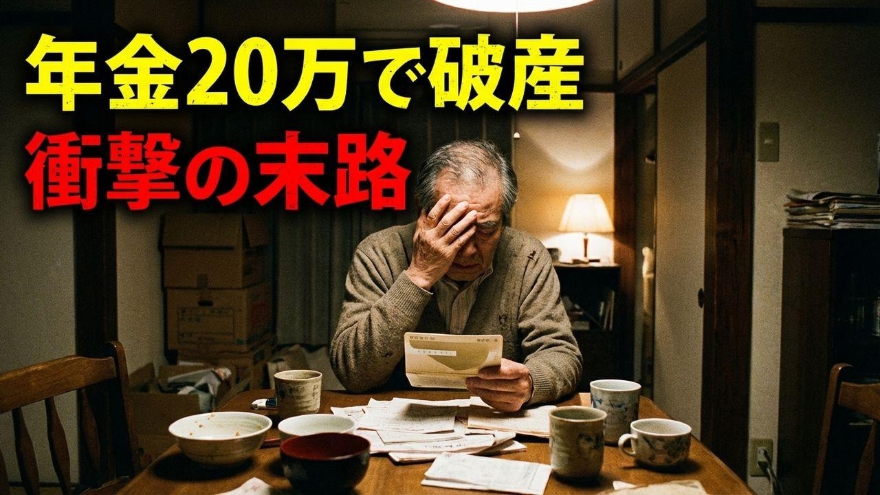 年金20万円の罠。真面目に働いた男が貯金ゼロで破綻した真実