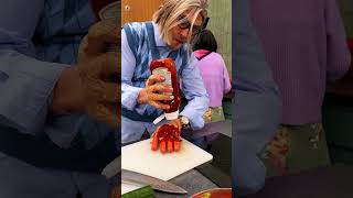 Grandpa's Sausage Fingers Prank 👴 A Ketchup Blood Surprise #Prank