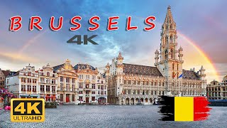 Brussels Belgium in 4k 🇧🇪 Cinematic Drone Footage Full Ultra HD [4K]