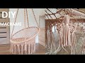 MACRAME | swing  | HAMMOCK | Подвесное кресло - гамак своими руками | Макраме Качели| macrame jhula