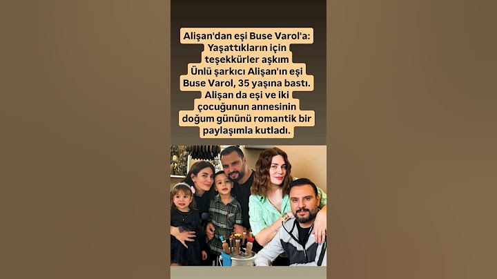 Alişan'dan eşi Buse Varol'a: Yaşattıkların için teşekkürler aşkım
