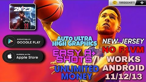 NBA 2K23 [ ANDROID MOD ] - NO F1VM | NO PASSWORD | WORKS ANDROID 10/11/12 | AND MORE
