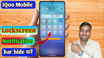 iqoo lockscreen notification bar hide, iqoo lock screen control center hide
