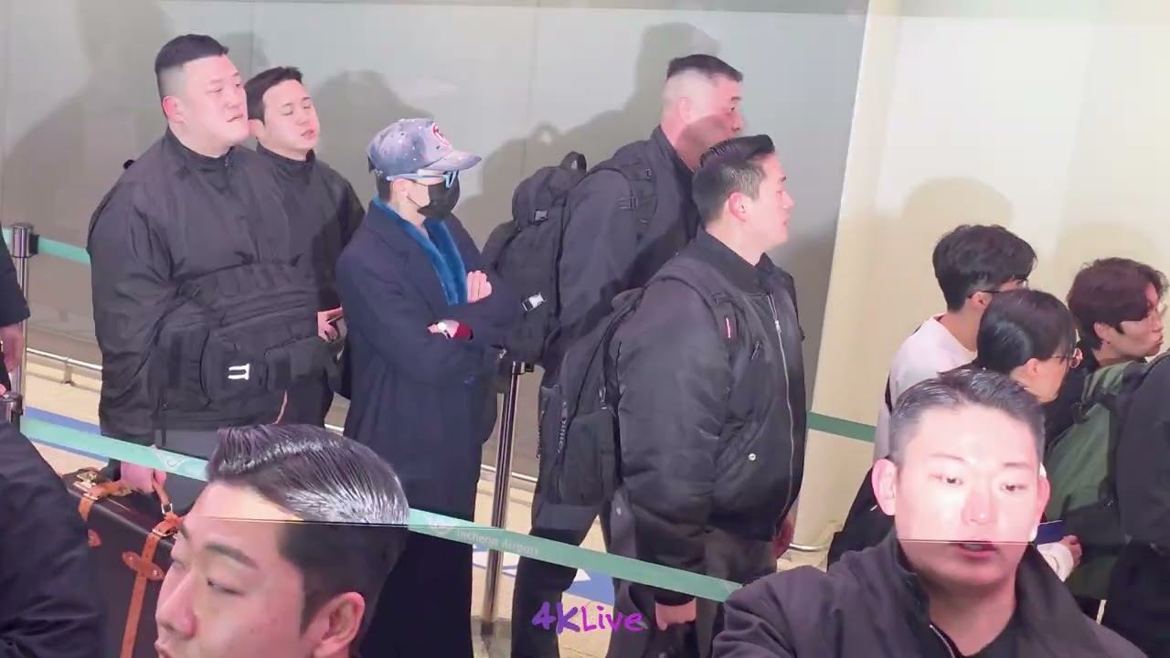 GDRAGON 지디 퇴근길 Incheon departure to KL 260130