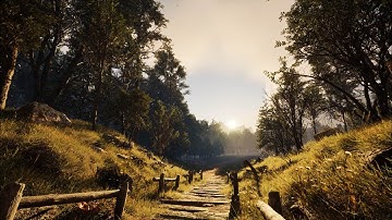 Unreal Engine 5.3 "Medieval Village"  3D Environment Cinematic Render