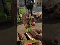 Extraordinary hydraulic wood splitting tool (Extreme power!) #toolsworkersproject #woodworking