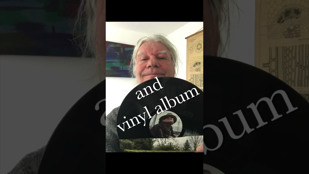 larry toadman "warts and all" on CD, cassette and 12" vinyl