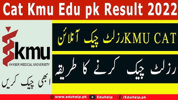 Cat Kmu Edu pk Result 2022