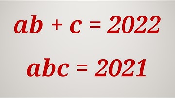 Math Olympiad Question | You should know the idea | Preparation 2022 2023 useful for AMC BMO AIME 12