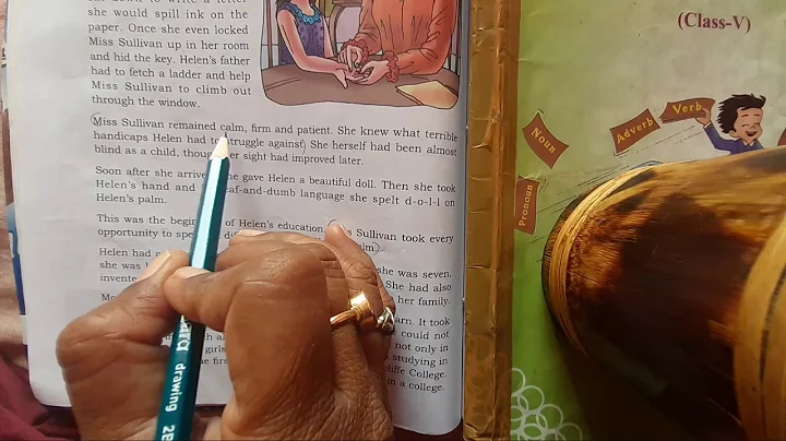 chapter -Helen Adams Keller |class 7th|English Rea...