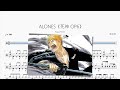 ALONES《死神 OP6》【Aqua Timez】動態鼓譜 ドラム楽譜