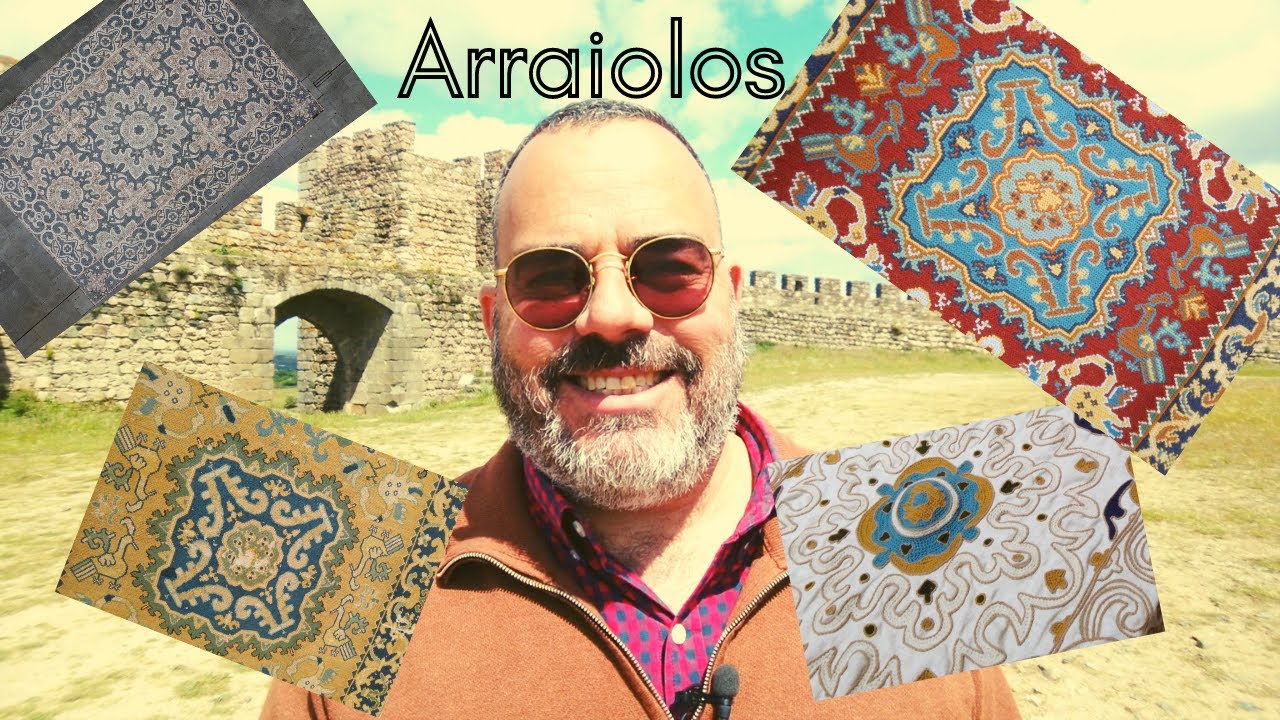 Tapetes arraiolos portugueses – Vila, Castelo e pousada(linda!)