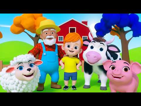 Old MacDonald Had a Farm | Newborn Baby Songs & Nursery Rhymes @BuBufun