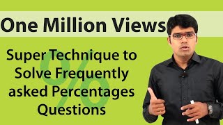 Super Technique to Solve Frequently asked Percentage Question | TalentSprint