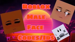 Roblox Male Face Codes/Ids (3)