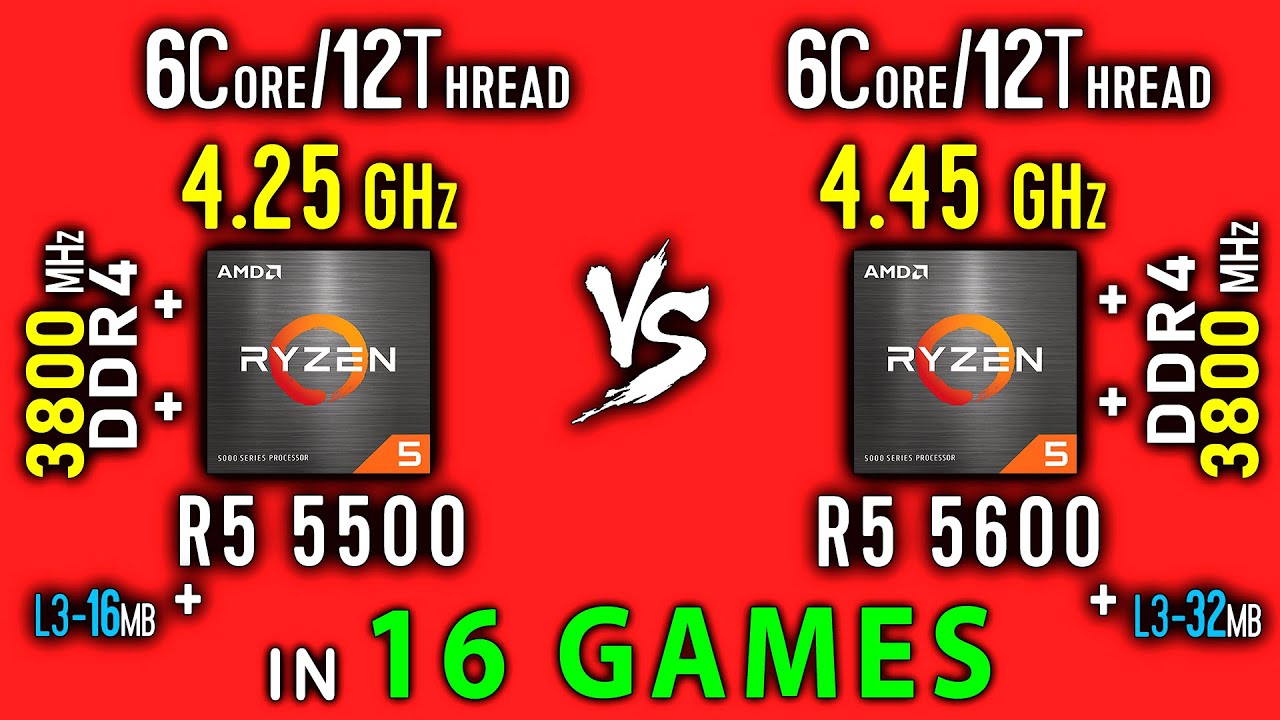 Ryzen 5 5500 Vs Ryzen 5 5600 Test In 16 Games Or R5 5600 Vs R5 5500 ryzen-5-5500-vs-ryzen-5-5600-test-in-16-games-or-r5-5600-vs-r5-5500
