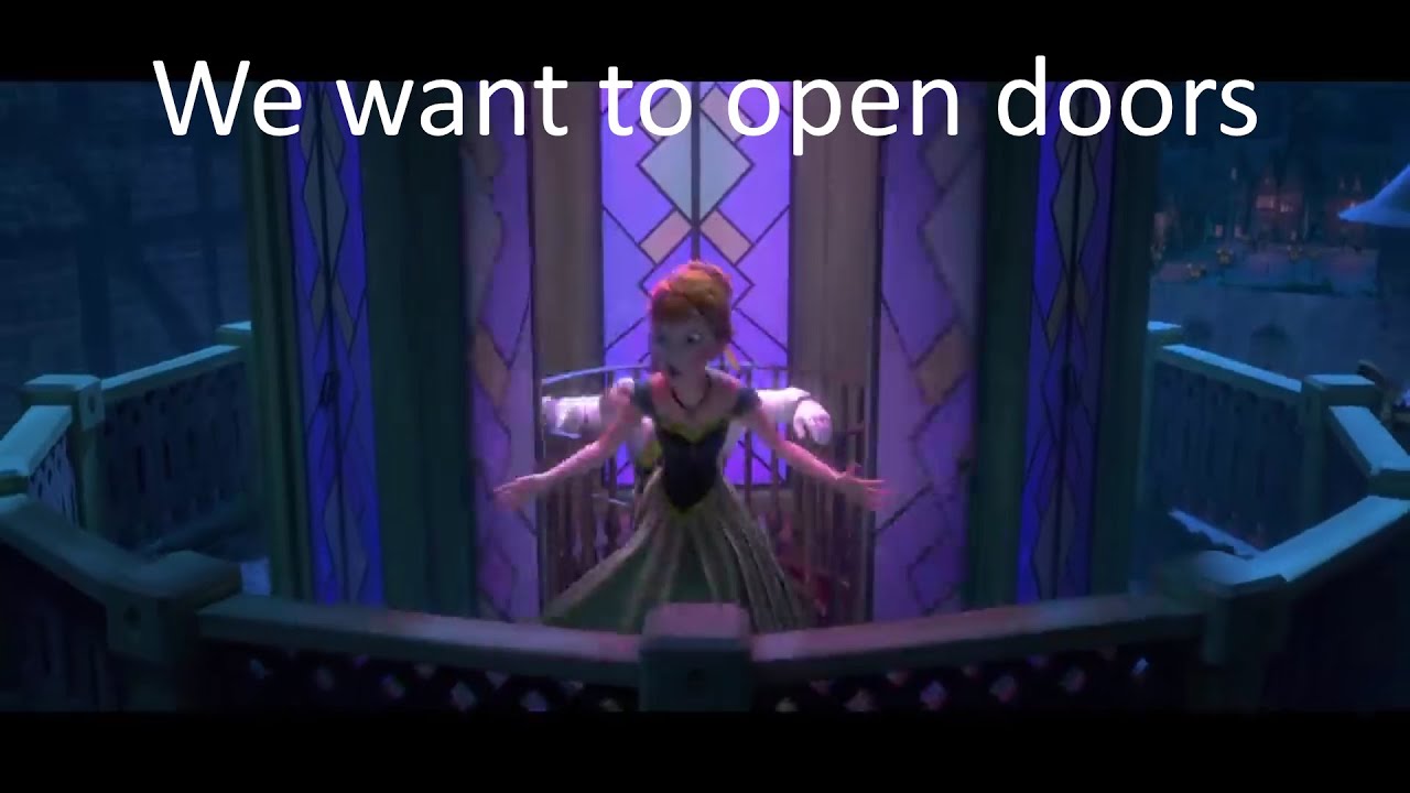 Love Is an Open Door Literal Parody YouTube