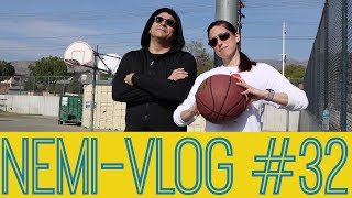 Nemi-Vlog - Perri & Rocha Play Basketball