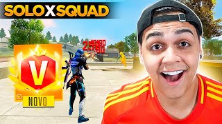Thumbnail for RECEBI O NOVO VERIFICADO EXCLUSIVO E AMASSEI GERALSOLO VS SQUAD!! FREE FIRE MOBILE