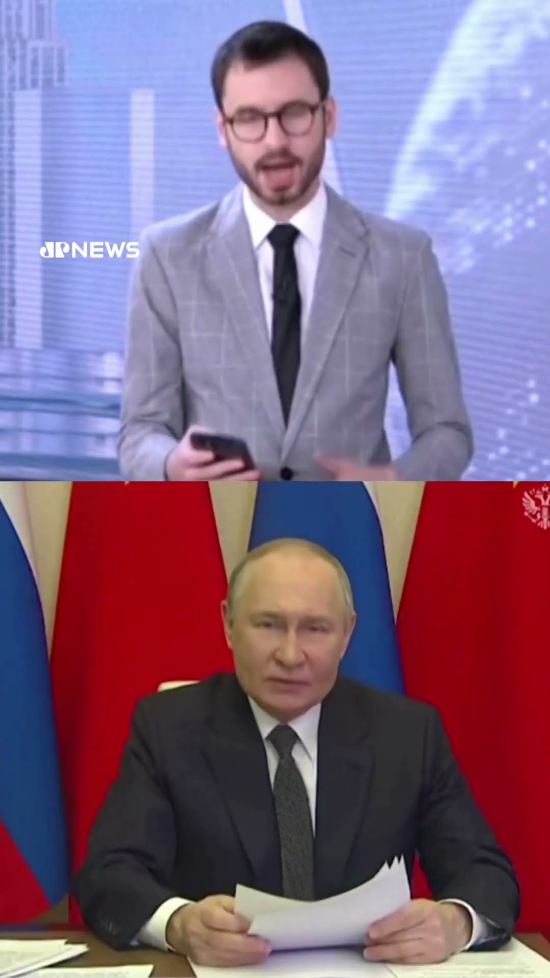 Xi Jinping e Putin se reúnem após a posse de Trump #shorts